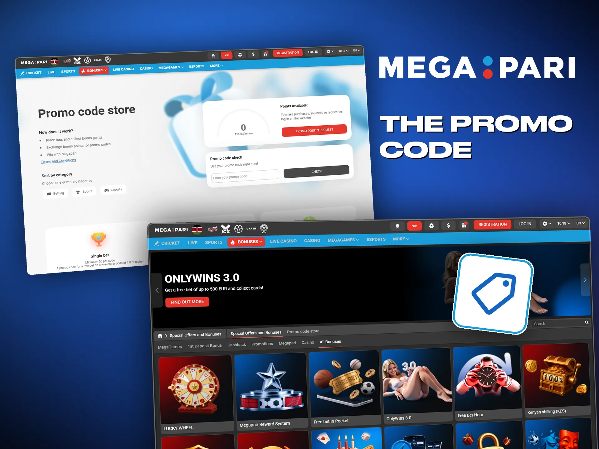 A promo code entered with the deposit credits the bonus
