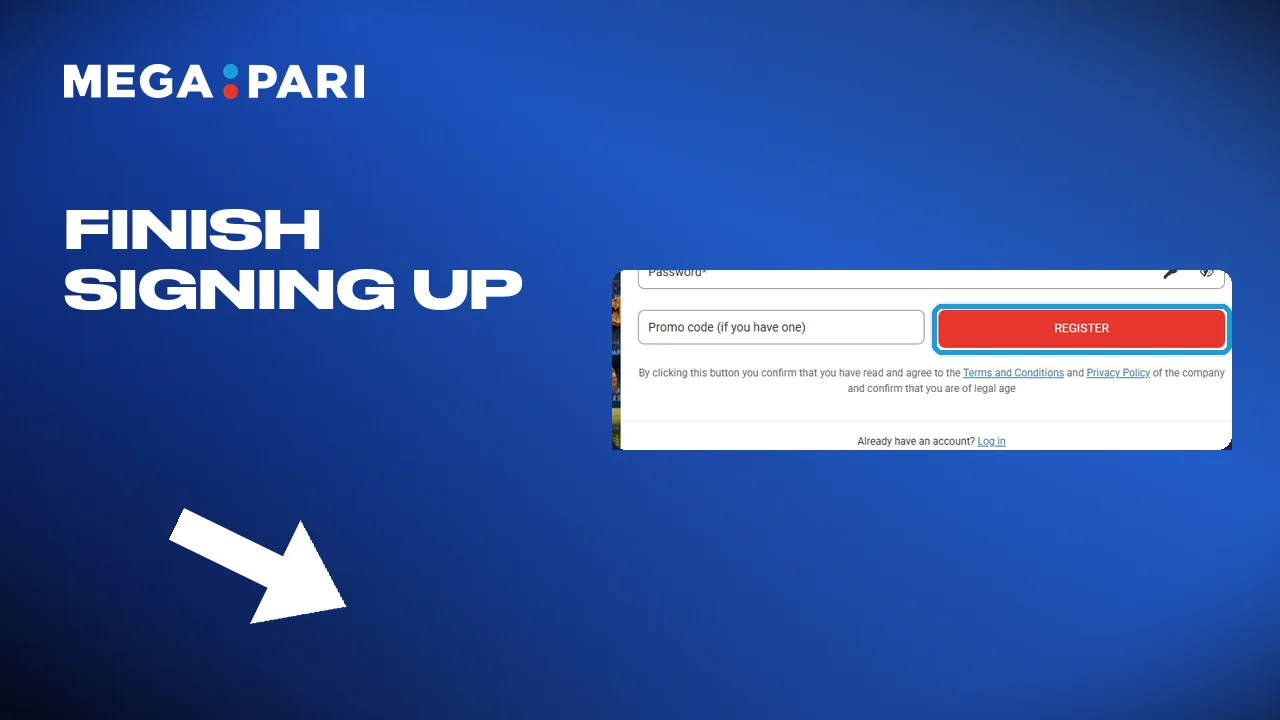 After registration the code works on the first deposit
