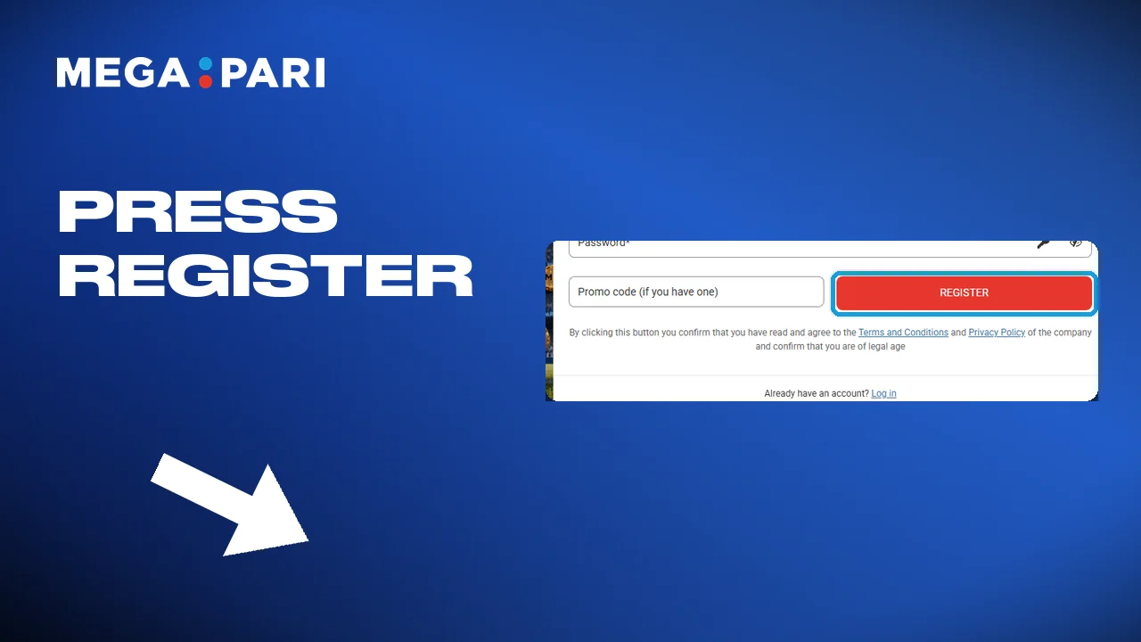 Finishing registration and entering the account