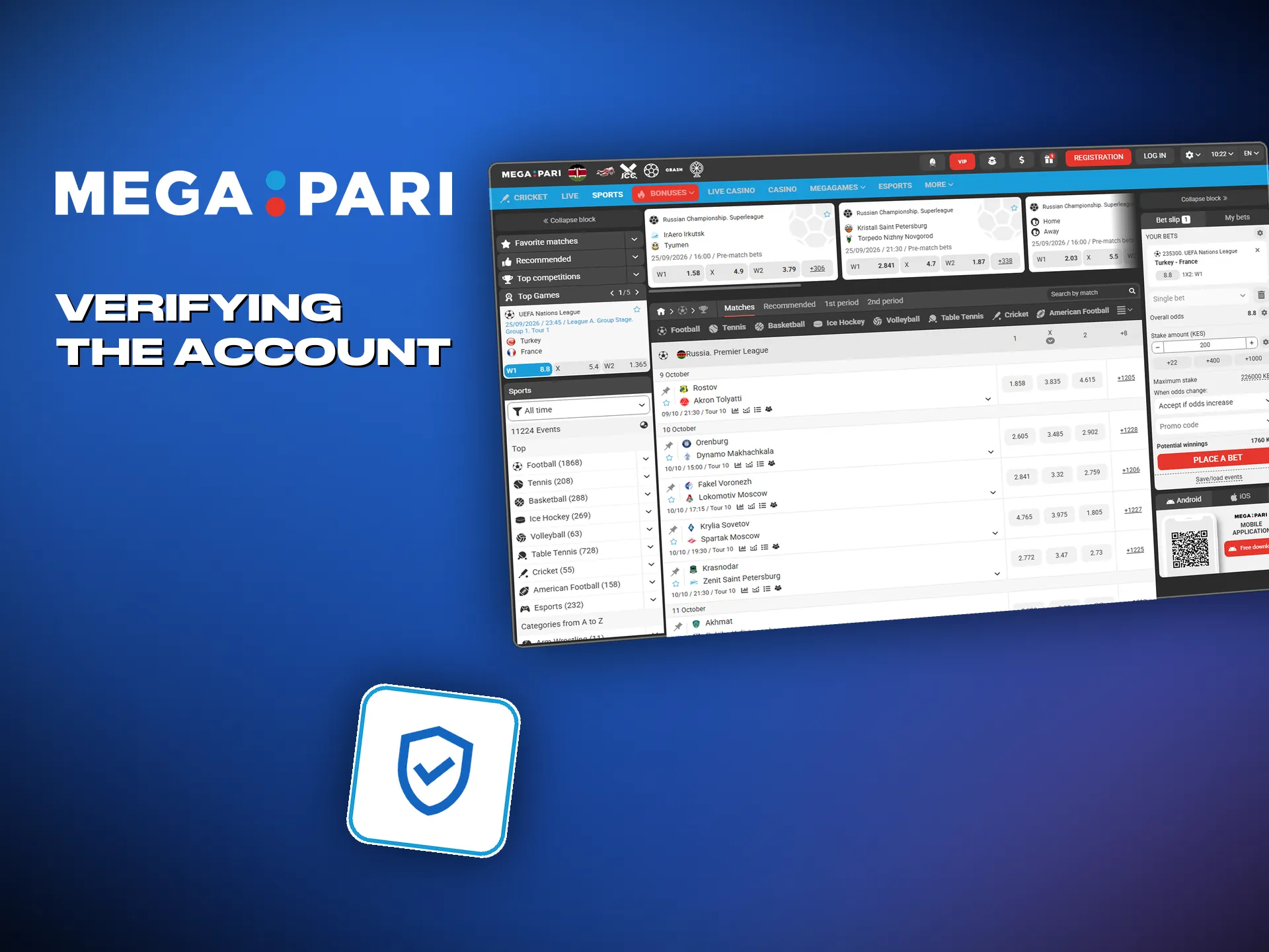 Account verification is the step that opens up withdrawals