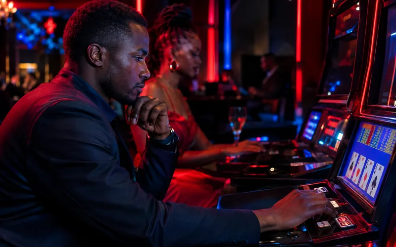 Video poker at Megapari, a game of strategy
